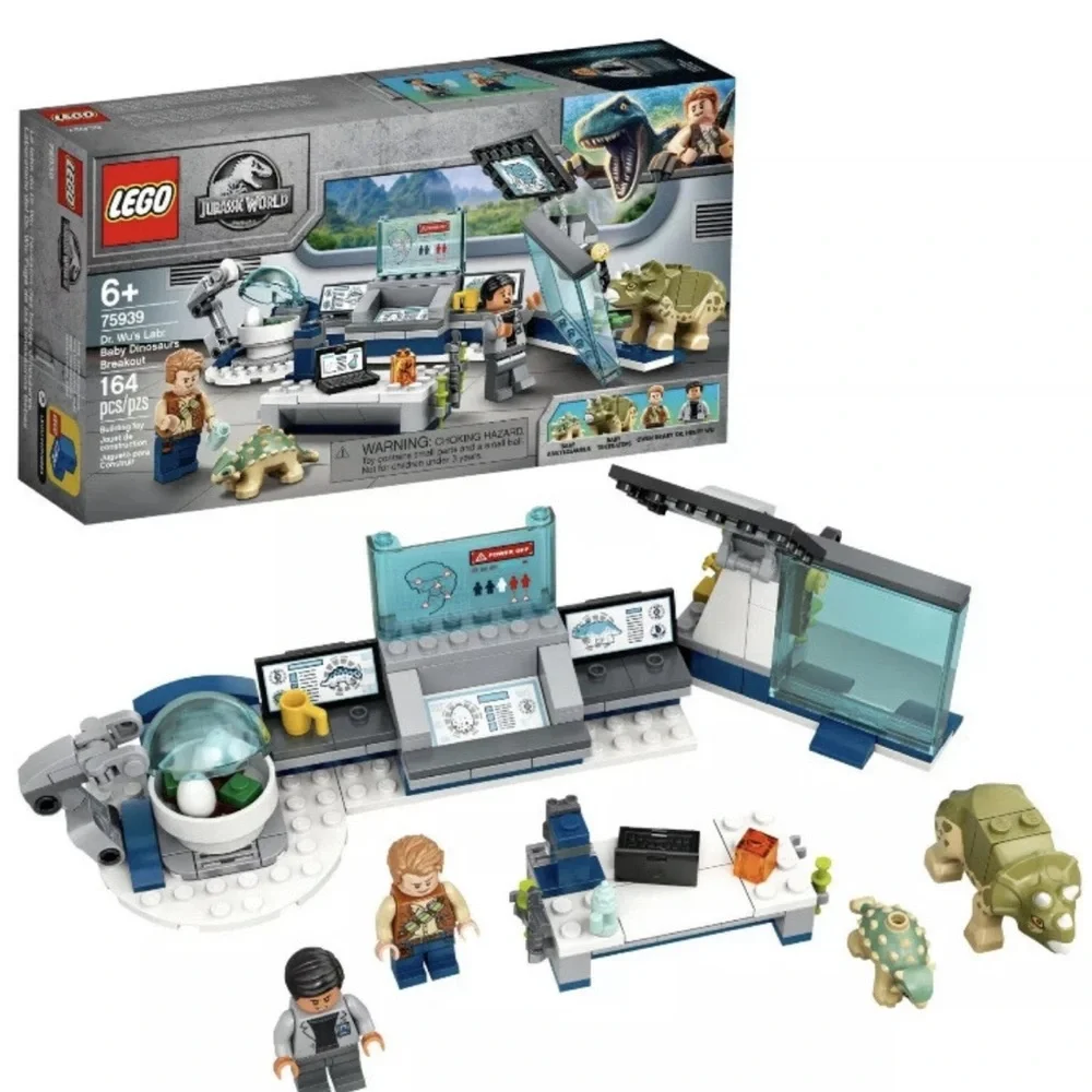 LEGO 75939 Jurassic World-Dr. Wu's Lab: BABY DINOSAURS BREAKOUT New Release 164 - Picture 8 of 8